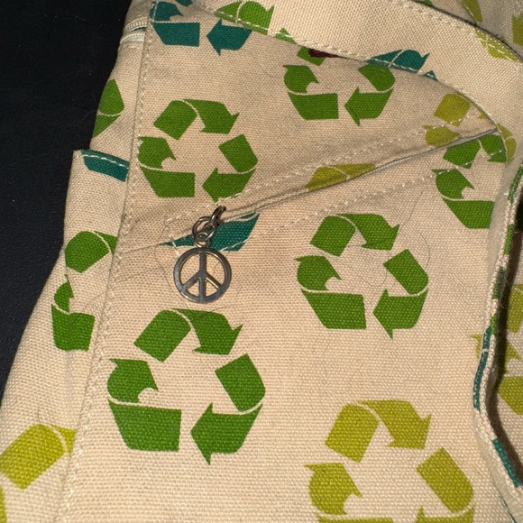 Bungalow 360 Cream and Green Crossbody Bag - Picture 7 of 7